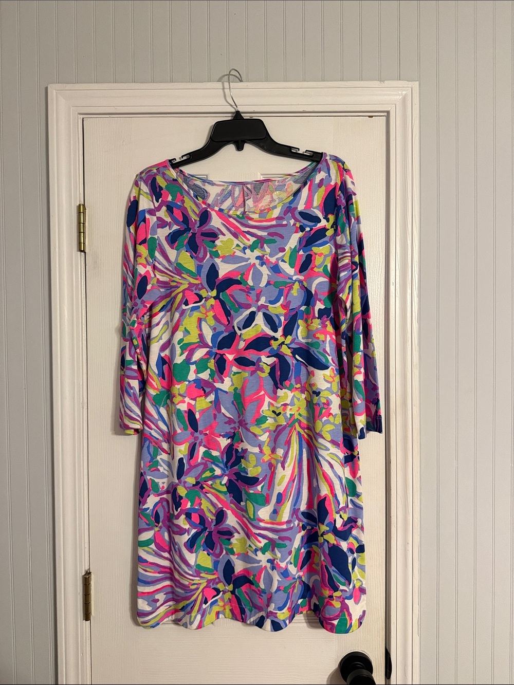 EUC Lilly Pulitzer 3/4 Sleeve Dress size L